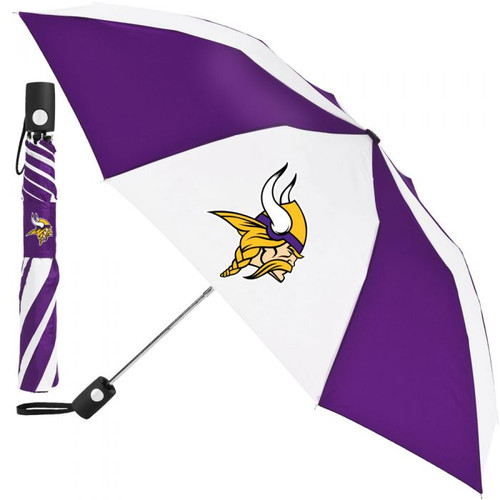 Minnesota Vikings 42 Inch Auto Folding Umbrella