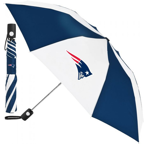 New England Patriots 42 Inch Auto Folding Umbrella