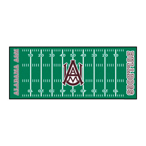 Alabama Agricultural & Mechanical University - Alabama A&M Bulldogs Football Field Runner A A&M U Primary Logo Maroon