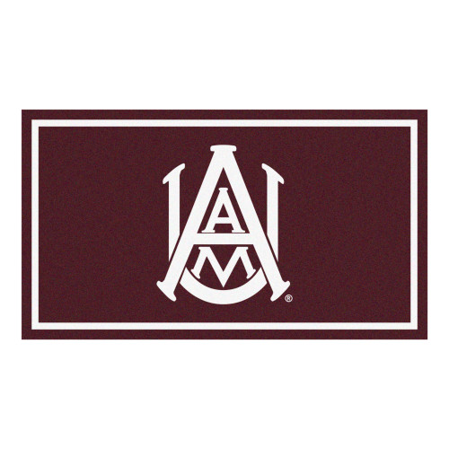 Alabama Agricultural & Mechanical University - Alabama A&M Bulldogs 3x5 Rug A A&M U Primary Logo Maroon