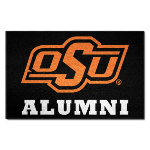 Oklahoma State University - Oklahoma State Cowboys Starter Mat - Alumni OSU Primary Logo Black