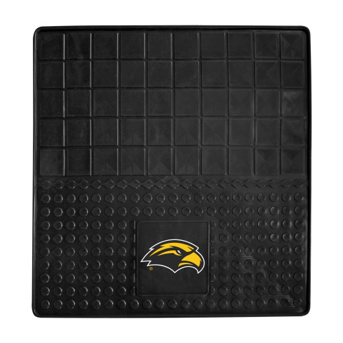 University of Southern Mississippi - Southern Miss Golden Eagles Heavy Duty Vinyl Cargo Mat Eagle Primary Logo Black
