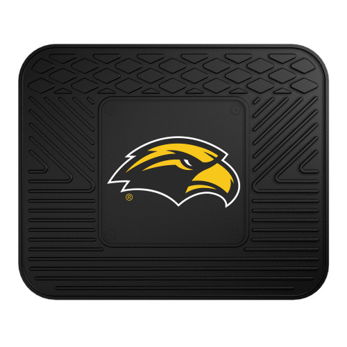 University of Southern Mississippi - Southern Miss Golden Eagles Utility Mat Eagle Primary Logo Black