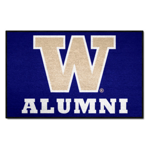 University of Washington - Washington Huskies Starter Mat - Alumni W Primary Logo Purple