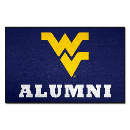 West Virginia University - West Virginia Mountaineers Starter Mat - Alumni Flying WV Primary Logo Blue