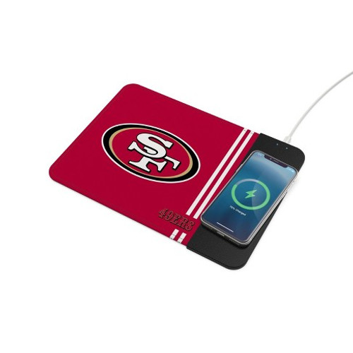 San Francisco 49ers Wireless Charging Mouse Pad