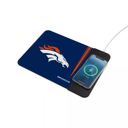 NFL Denver Broncos Wireless Charging Mousepad