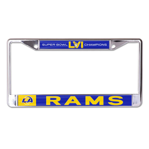 Los Angeles Rams Super Bowl LVI Champions License Plate Frame