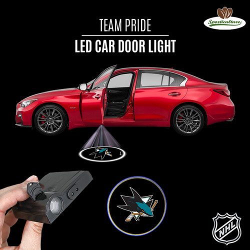 San Jose Sharks Car Door Light LED