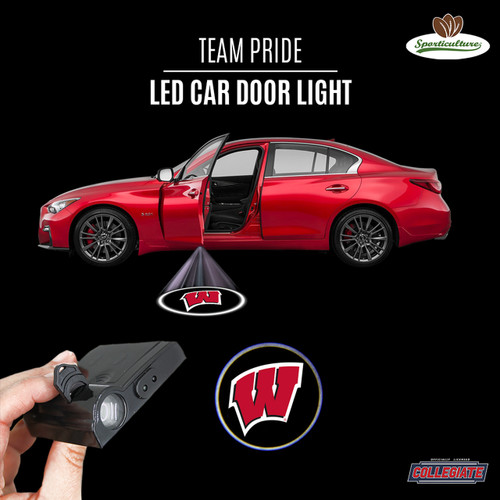 Wisconsin Badgers Car Door Light LED