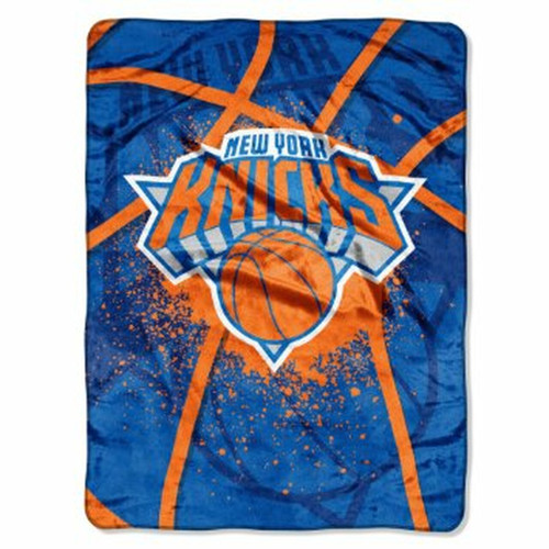 New York Knicks Blanket 60x80 Raschel Shadow Play Design Special Order