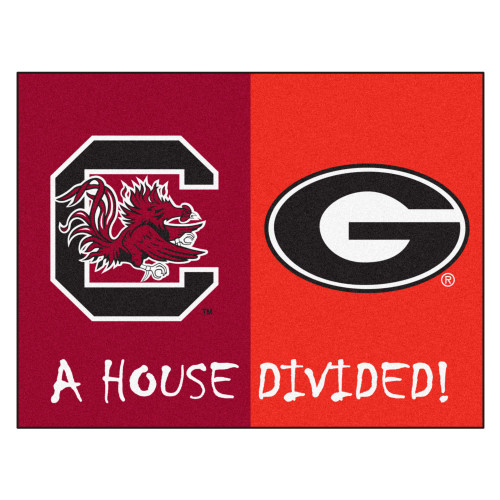 House Divided - South Carolina / Georgia House Divided Mat 33.75"x42.5"