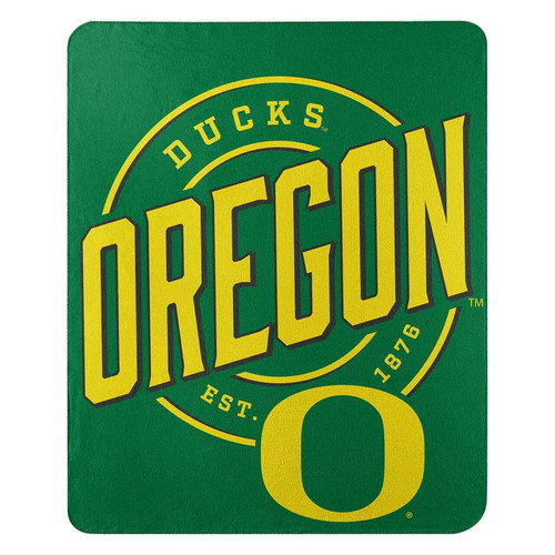 Oregon Ducks Blanket 50x60 Fleece Campaign Design