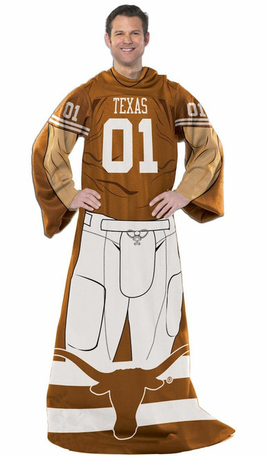 Texas Longhorns Blanket Comfy Throw Player Design
