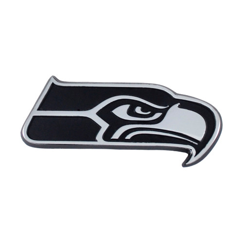 Seattle Seahawks Chrome Emblem  Seahawk Primary Logo Chrome