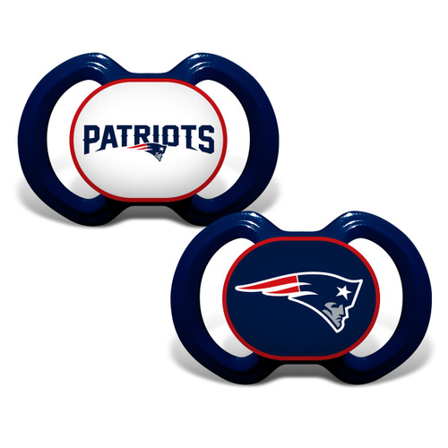 New England Patriots Pacifier 2 Pack Alternate