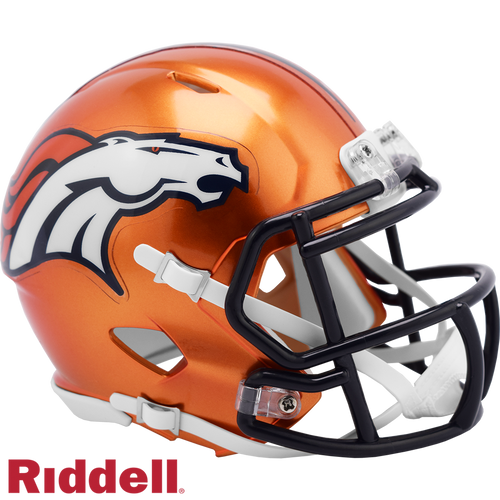 Denver Broncos Helmet Riddell Replica Mini Speed Style FLASH Alternate