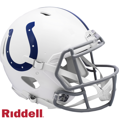 Indianapolis Colts Helmet Riddell Authentic Full Size Speed Style 2004-2019 T/B Special Order