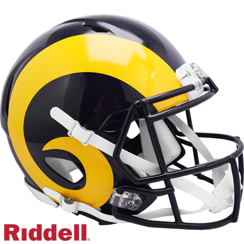 Los Angeles Rams Helmet Riddell Authentic Full Size Speed Style 1981-1999 T/B Special Order