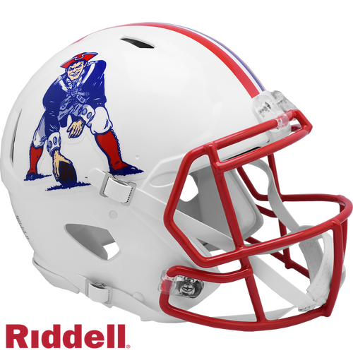 New England Patriots Helmet Riddell Authentic Full Size Speed Style 1990-1992 T/B Special Order