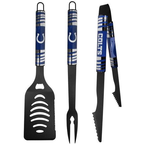 Indianapolis Colts 3 pc Black Tailgater BBQ Set