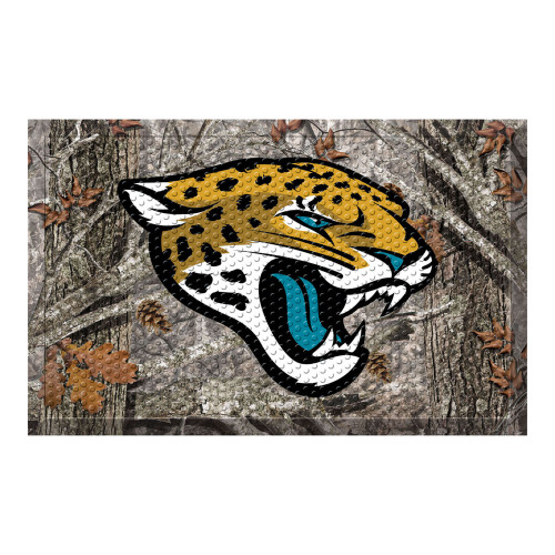 Jacksonville Jaguars Scraper Mat Jaguar Head Primary Logo Camo