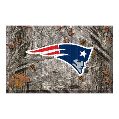 New England Patriots Scraper Mat Patriot Head Primary Logo Camo