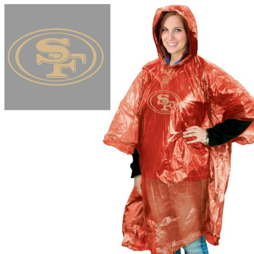 San Francisco 49ers Rain Poncho