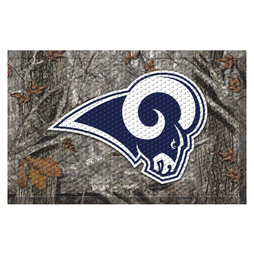 Los Angeles Rams Scraper Mat "Ram" Logo Camo