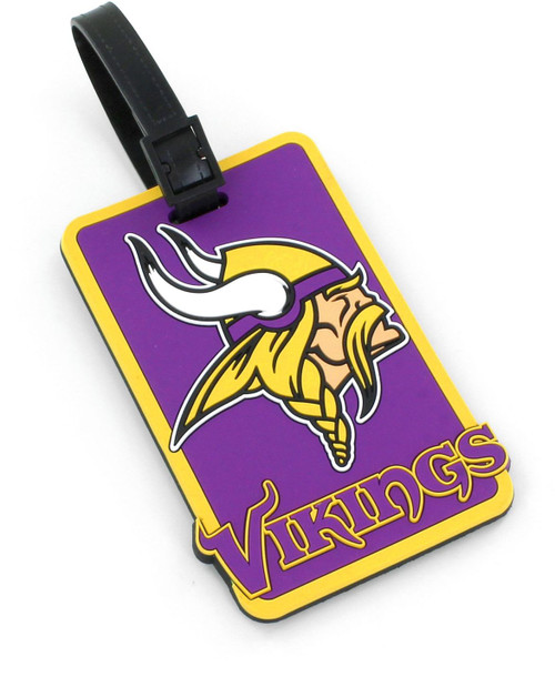 Minnesota Vikings Soft Bag Luggage Tag