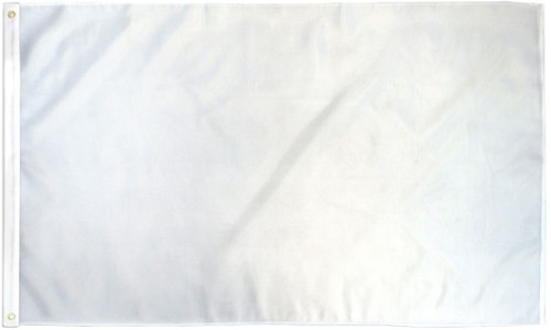White Solid Color 2x3ft DuraFlag