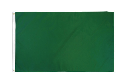 Dark Green Solid Color Flag 2x3ft Poly