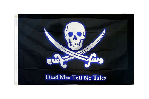 Dead Men Tell No Tales Pirate Flag 2x3ft Poly