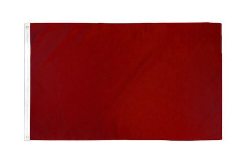 Burgundy Solid Color Flag 3x5ft Poly