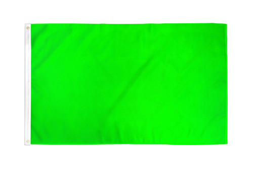 Neon Green Solid Color Flag 3x5ft Poly