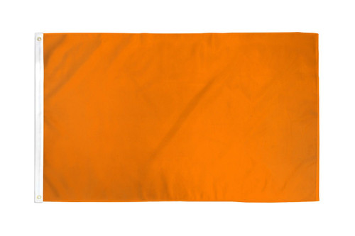 Orange Solid Color Flag 3x5ft Poly