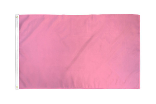 Pink Solid Color Flag 3x5ft Poly