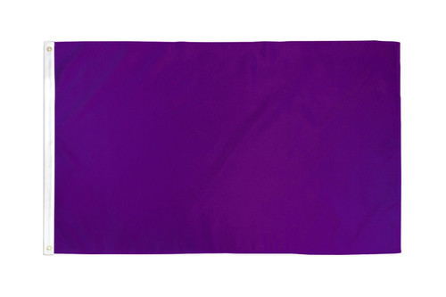 Purple Solid Color Flag 3x5ft Poly