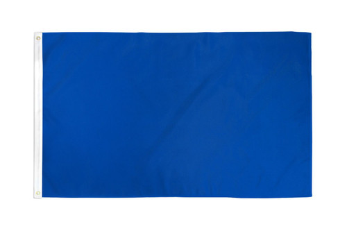 Royal Blue Solid Color Flag 3x5ft Poly