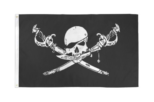 Brethren of the Coast Pirate Flag 3x5ft Poly