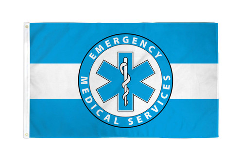 EMS (White Line) Waterproof Flag 3x5ft