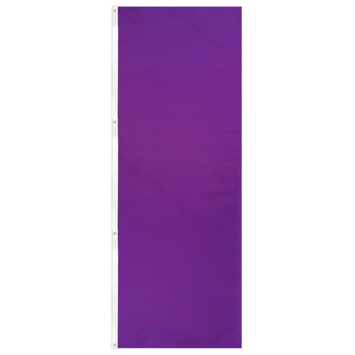Purple Solid Color 3x8ft DuraFlag Banner