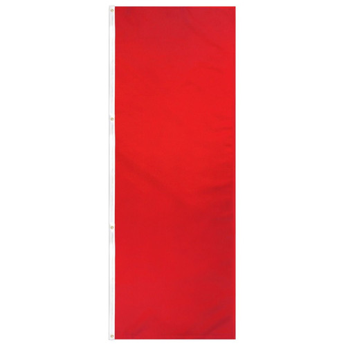 Red Solid Color 3x8ft DuraFlag Banner