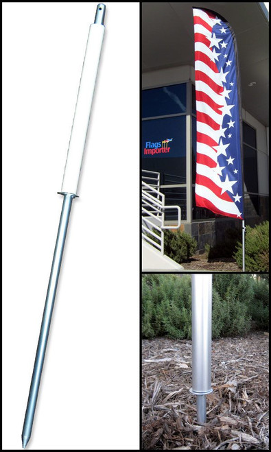 Economy Ground Spike for Convertible Flag Pole