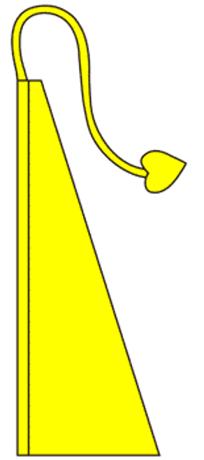 Sunny Yellow Solid Color Wind Dancer Flag