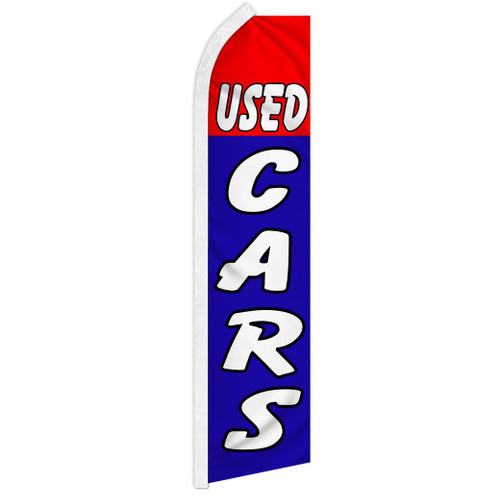 Used Cars (Red & Blue) Super Flag