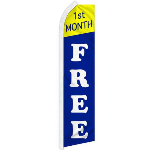 1st Month Free Super Flag