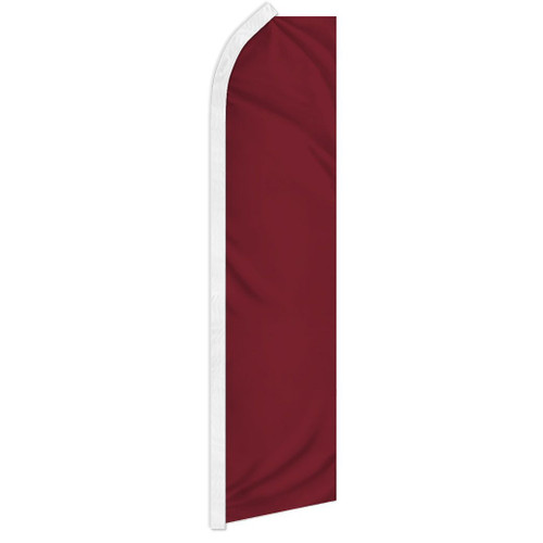 Burgundy Solid Color Super Flag