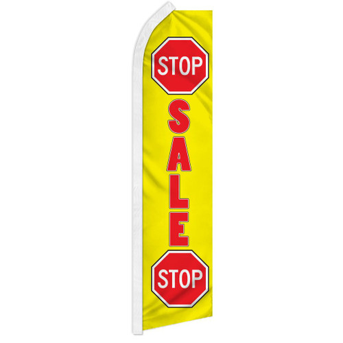 Stop Sale Stop  (Red& Yellow) Super Flag