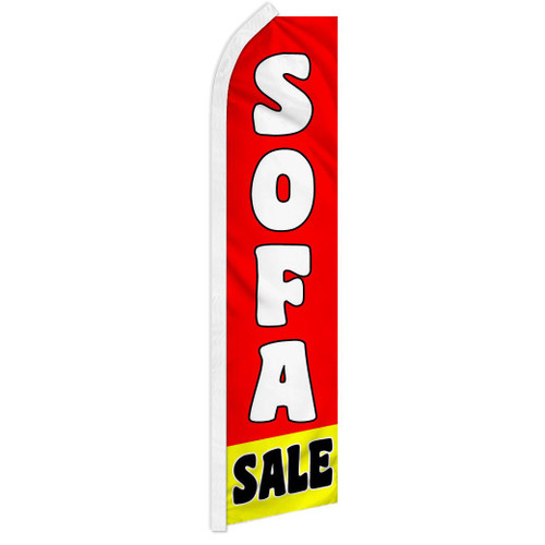 Sofa Sale (Red & Yellow) Super Flag